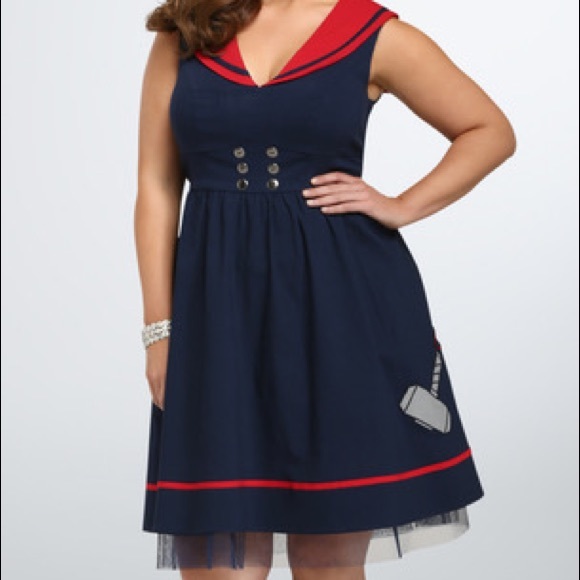 SOLD Marvel By Her Universe Collection Thor Sailor Dress from Torrid - Picture 4 of 4